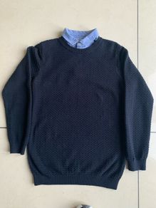 Next Navy Jumper & Shirt