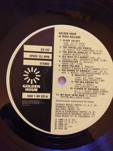Golden hour of Irish Ballads