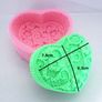 Soap Making Silicone Mold. Sweet Heart Image 2