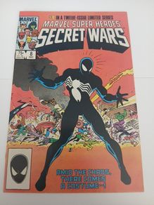 Secret Wars #8 1st Black Suit