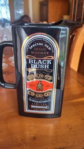 black bush jug