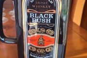 black bush jug