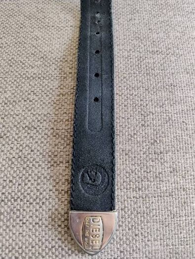 Diesel leather belt in good condition with some scuffs 50 inches full length FREE STANDARD POSTAGE INCLUDED
