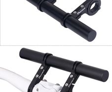 20cm Aluminium Alloy Bicycle Handlebar Extended Bracket Bike Headlight Mount Bar Computer Holder Lamp Support Rack Alloy Fiber Stand
