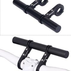 20cm Aluminium Alloy Bicycle Handlebar Extended Bracket Bike Headlight Mount Bar Computer Holder Lamp Support Rack Alloy Fiber Stand