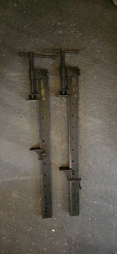 Record 36" heavy duty bar clamps