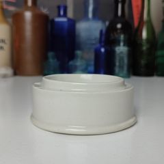 201 - Antique Vintage Chemist Stoneware Medicinal Cream Jar Pot
