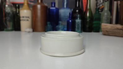 201 - Antique Vintage Chemist Stoneware Medicinal Cream Jar Pot