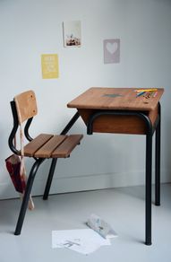 Antique school desk
