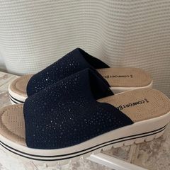 Comfort Bliss Low  Wedges With  Sequences