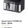 Tower Vortex Dual Air Fryer Image 3