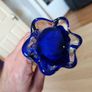 Vintage Art Glass Vase 19cm 380g Image 5