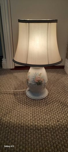 Staffordshire pottery vintage lamp
