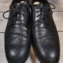 Rockport Adidas Adiprene Oxford Mens Brogue Leather Dress Shoe Black Size UK8 Image 2