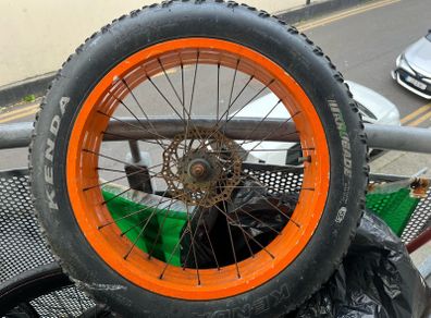 E Bike Wheel And Perfect Thre And Tube With Disc