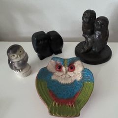 Owls ornaments, Genesis Fine Art, Owencraft