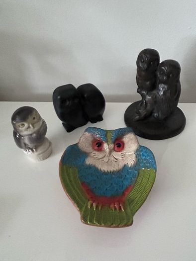 Owls ornaments, Genesis Fine Art, Owencraft
