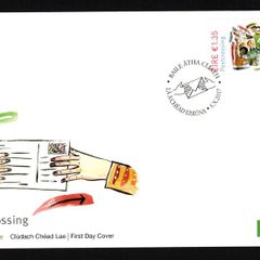 2017 Ireland Postcrossing Commemorative Stamp An Post First Day Cover (FDC)