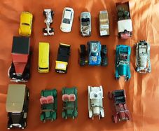 selection of corgi matchbox car's,