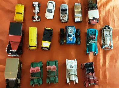 selection of corgi matchbox car's,