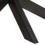 Dining Table Oval 200x100x75 cm Rough Mango Wood Image 5