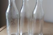 Lot of 3 small vintage Power whiskey bottles