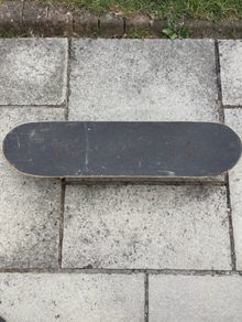 Black rampage skateboard