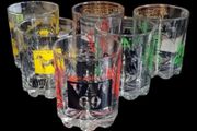 Vintage 1960s Scotch Whisky Glasses - Set of 6