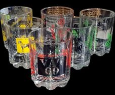 Vintage 1960s Scotch Whisky Glasses - Set of 6