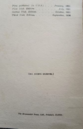 Principles of Freedom Terence MacSwiney late Lord Mayor of Cork Ireland 1936 edition hardback in good used condition with all pages intact FREE STANDARD POSTAGE INCLUDED