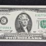 1976 Series 2 Dollar Bill Unc Jefferson Note (80a) Image 2