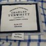 CharlesTyrwhit As New Slim Fit Check Shirt Size 16 Image 5