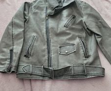 Molly maes faux leather biker jacket
