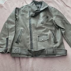 Molly maes faux leather biker jacket