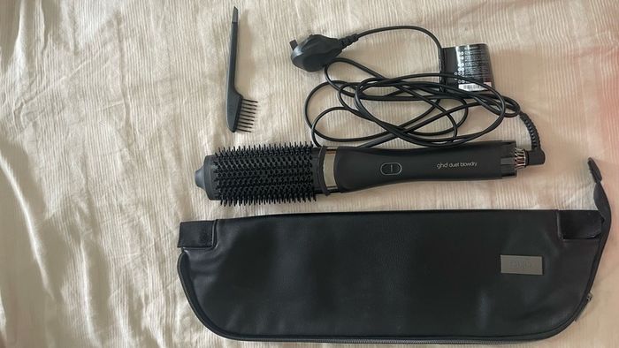 Ghd Duet Blowdry Hair Dryer Brush In Black
