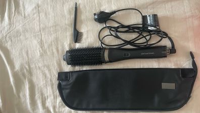 Ghd Duet Blowdry Hair Dryer Brush In Black