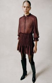 Animal print Zara Dress, long sleeve, size L, brand new with tag