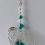 Crystal Radiance - Guardian Angel Wings Birthstone May - Embellished with Swarovski Crystals Image 3