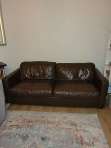 Leather sofa