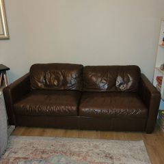 Leather sofa