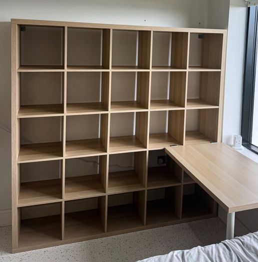 IKEA Shelf desk combination, KALLAX / LINNMON