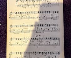 vintage sheet music