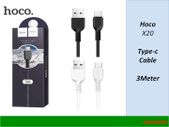 Type-C charging cable 3m Hoco 3Meter USB To Type-C cable 3Meter