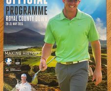 Very Rare 2015 Dubai Duty Free Irish Open Programme - Royal County Down Golf Club