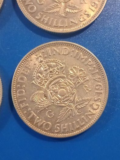 4x GeorV1 florins