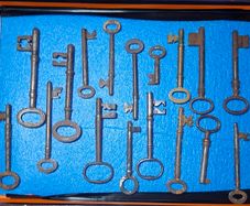 Antique Keys Collection Lot 17 Keys