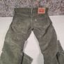 Levis 511 Cords Green Corduroy Pants Trousers Jeans White Tab Size W 28 L 32 Image 9