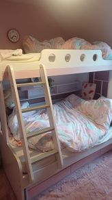 kids triple bed