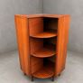 Mid century teak  corner bar cabinet vintage Danish Image 2
