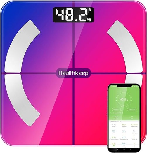 FREE P&P Scales for Body Weight, Bathroom Weighing Scale for Body Weight Stones and Pounds, with BMI Scales Muscle Weighing Composition Analyzer Bluetooth High Precision Senor